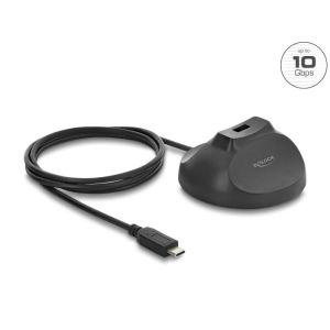 Delock Magneettisella alustalla USB-A naaras - USB-C uros 10 Gbps telakointi- jatkokaapeli 1,2 m