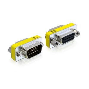 VGA HD15pin uros-naaras adapteri