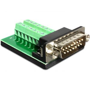 Riviliitin adapteri 16 pin 3.81mm - Gameport/MIDI D15 uros