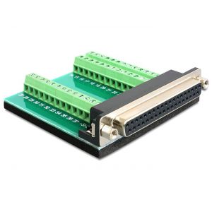 Riviliitin adapteri D-Sub 37-nastainen naaras