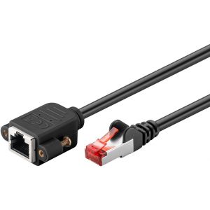 Ethernet jatkokaapeli Cat6 S/FTP (PiMF) ruuvikiinnityksellä, 2m