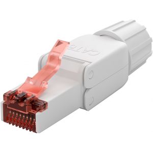 Työkaluvapaa suojaamaton RJ45 pikaliitin Cat 6 UTP