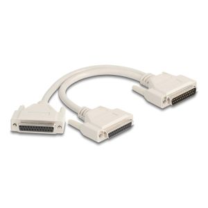 Delock D-Sub 25-pin Y-kaapeli 30 cm