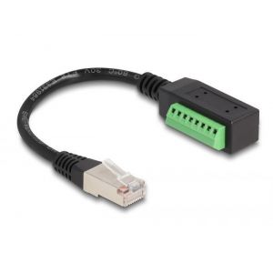 Delock RJ45 kaapeli Cat.5e riviliitinadapteriin 21,5 cm