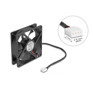 Delock Axial tuuletin 24 V 4-pin PWM, 92 x 92 x 25 mm