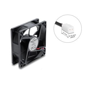 Delock Axial tuuletin 48 V 2-pin, 80 x 80 x 25 mm