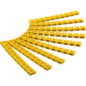 Kaapelin merkintäkiinnike 3.8mm-5.9mm, kirjaimet A-C 3x30 kpl