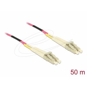 Delock Optinen kuitukaapeli LC Duplex Multimode OM4 50 m