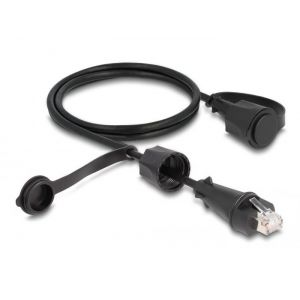 Ethernetkaapeli RJ45 Cat.6 STP suojakorkilla ulkokäyttöön IP68 2m