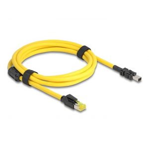 Ethernetkaapeli RJ45 Cat.6 - Mini I/O 8-pin D-muotoinen tyypin 2 pistoke 5m