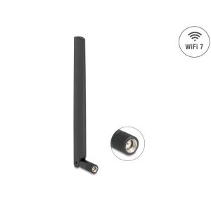 Delock WiFi 7 -antenni RP-SMA 2.0 - 4.4 dBi 17 cm omnidirectional nivel