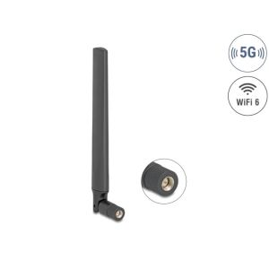 Delock 5G LTE GNSS WiFi 6-antenni SMA plug 0.9 - 4.1 dBi 183 mm monisuuntainen