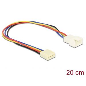 Delock PWM 4-pin tuuletin jatkokaapeli 20cm