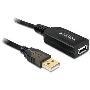 Delock USB 2.0 15m aktiivinen jatkokaapeli