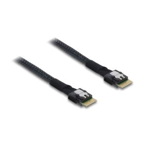Delock PCIe 4.0 Slim SAS SFF-8654 4i uros-uros 0,5 m kaapeli