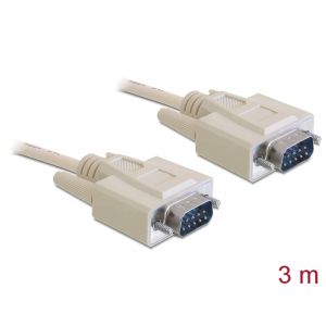 Delock RS-232 9-pin M - M 3 m kaapeli