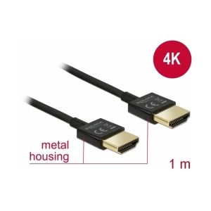 Delock High Speed HDMI with Ethernet 0,5m 4K 60 Hz Slim kaapeli