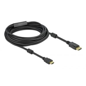 Delock DisplayPort 1.2 - HDMI 10m 4K 30 Hz passiivikaapeli