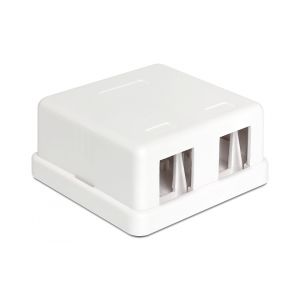 Delock Keystone Surface Mounted Box 2 Port