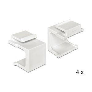 Delock Keystone cover white 4 pieces