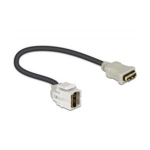 Delock Keystone Module HDMI female > HDMI female 250° with cable