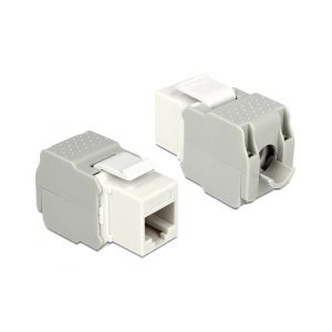 Delock Keystone Module RJ45 jack > LSA Cat.6 UTP white