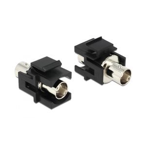 Delock Keystone module BNC female > BNC female black