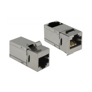 Delock keystone Module RJ45 jack > RJ45 jack Cat.6 90°