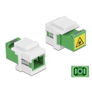 Delock Keystone moduuli SC Simplex naaras - naaras, lasersuojaläppä