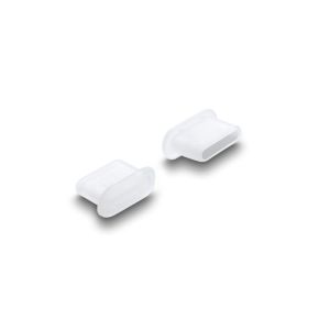 Delock USB-C pölysuoja silikonia läpinäkyvä 10kpl