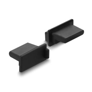 Delock USB-A pölysuoja silikonia musta 10kpl