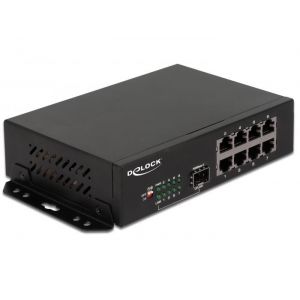 Delock Gigabit Ethernet kytkin 8 Port + 1 SFP