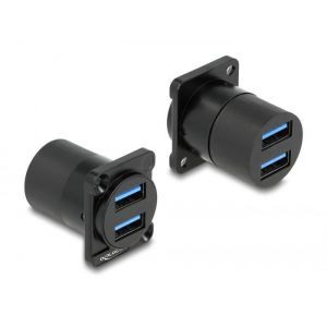 D-Type moduuli USB 3.2 Gen 1 Type-A 2 x naaras - 2 x naaras
