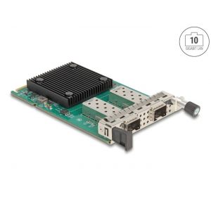 Delock OCP 3.0 -kortti 2 x SFP+ 10 gigabitin lähiverkkoon