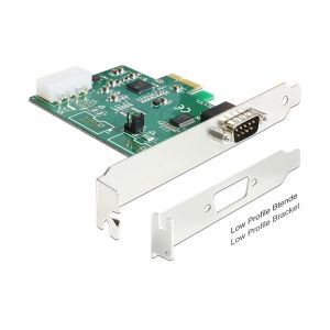 Delock PCI Express Card > 1 x Serial RS-232 High Speed 921K with Voltage supply