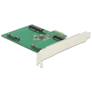 Delock PCI Express x1 > 2 x mSATA lisäkortti