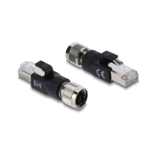Delock M12 adapteri X-coded 8 pin naaras - RJ45 uros
