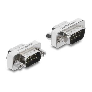 Delock D-Sub 9-pin CAN Bus-sovitin uros-uros, 120 ohmin vastus
