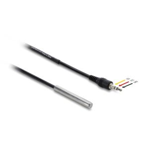 Delock lämpötila-anturikaapeli 3,5 mm:n 3-pin stereoliitin 1 m
