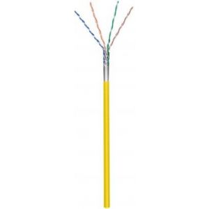 Ethernetkaapeli Cat 5e F/UTP keltainen 100m