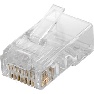 RJ45 Cat6 suojaamaton liitin AWG 23-26 10kpl