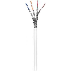 Ethernetkaapeli Cat6 S/FTP (PMF) valkoinen 100m