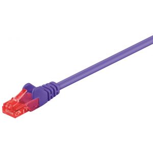 Ethernetkaapeli Cat6 U/UTP violetti 0,5m