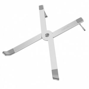 Taitettava kannettavan/tabletin teline, 10–16", max. 20 kg, alumiini