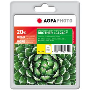 AGFAPHOTO BROTHER LC1240 mustekasetti, keltainen