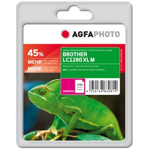 AGFAPHOTO BROTHER LC1280XL mustekasetti, magenta