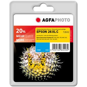 Agfaphoto Epson 26XL, T2632, C13T26324010, cyan