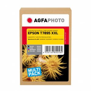 Agfaphoto tarvikemustekasetti Epson T7895 XXL, Multipack
