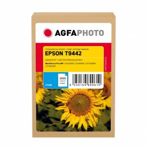 Agfaphoto tarvikemustekasetti Epson T9442, C13T944240, cyan
