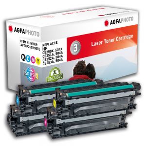 AGFAPHOTO HP CE250X/CE251/2/3A/504X/A+21% MULTIPACK